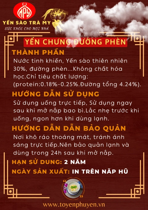 Tổ yến chưng phú yên Trà My